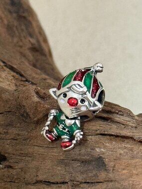 Pandora Moveable Elf Charm Sterling silver Charm Christmas Gifts